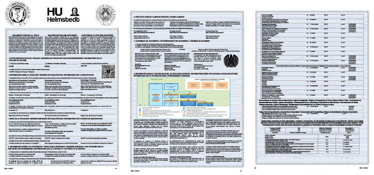 Diploma Universitätsmedizin Berlin